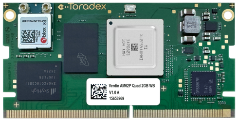 Verdin AM62P (SoM)